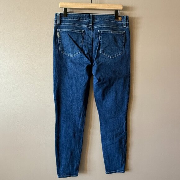 Women's 31 Paige Verdugo Ankle Stretch Denim Jeans High Rise - Picture 3 of 7
